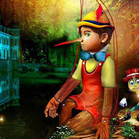 4. Spectacle Pinocchio et nuit en tente dans le parc du domaine